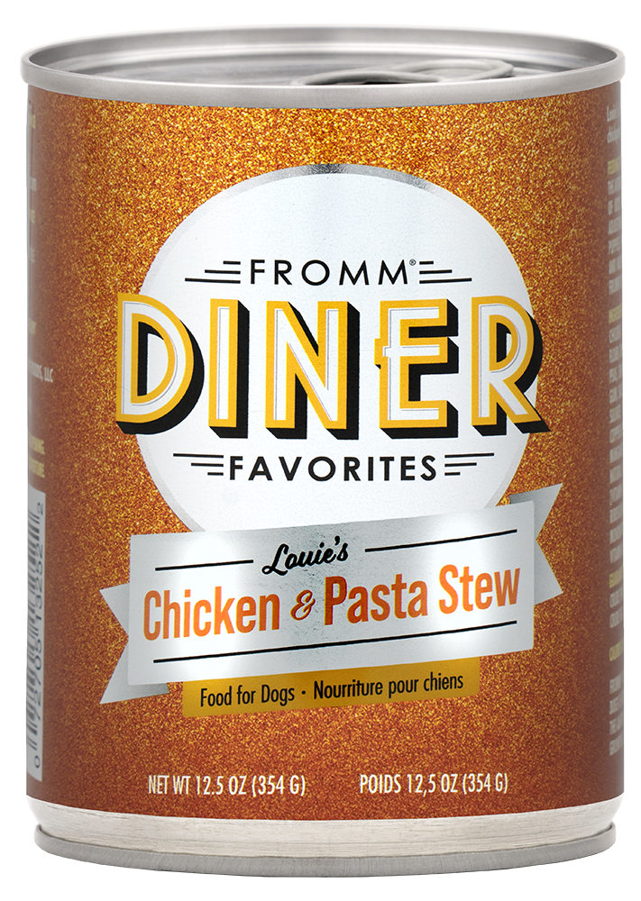 Fromm Diner Louie's Chicken & Pasta Stew Canned Dog Food 12.5 oz