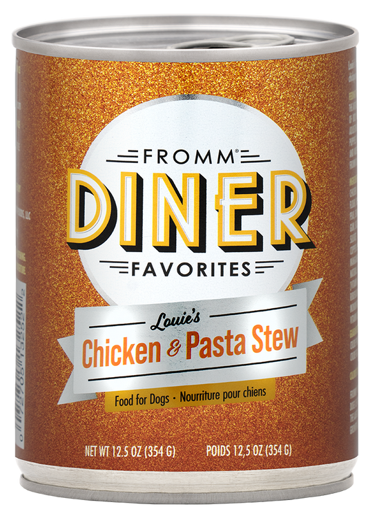 Fromm Diner Louie's Chicken & Pasta Stew Canned Dog Food 12.5 oz