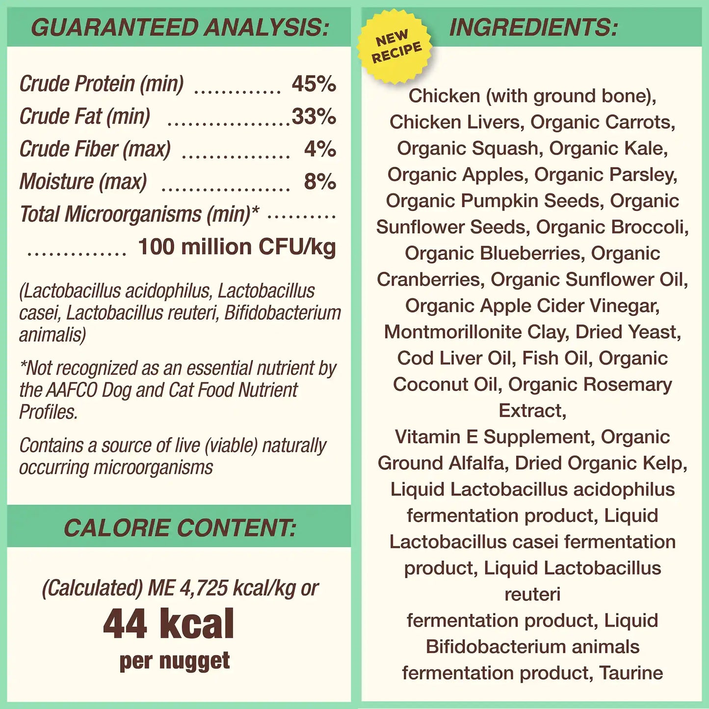 Primal Freeze Dried Raw Dog Food Chicken Recipe 14oz