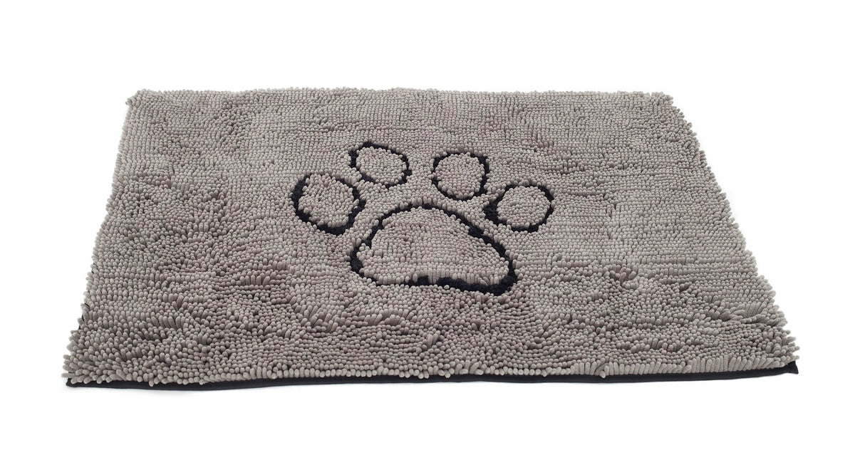 Dog Gone Smart Dirty Dog Doormat Grey Large 35x26
