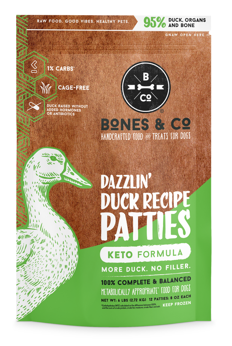 Bones N Co Duck Patties 6-lb