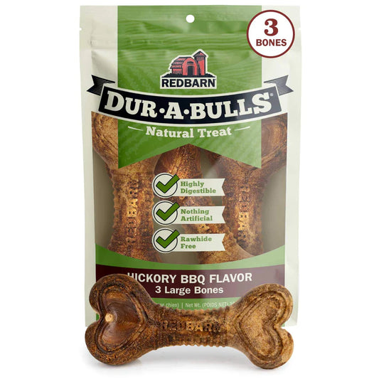 Redbarn Dur-a-Bulls Hickory BBQ Bone L 3pk
