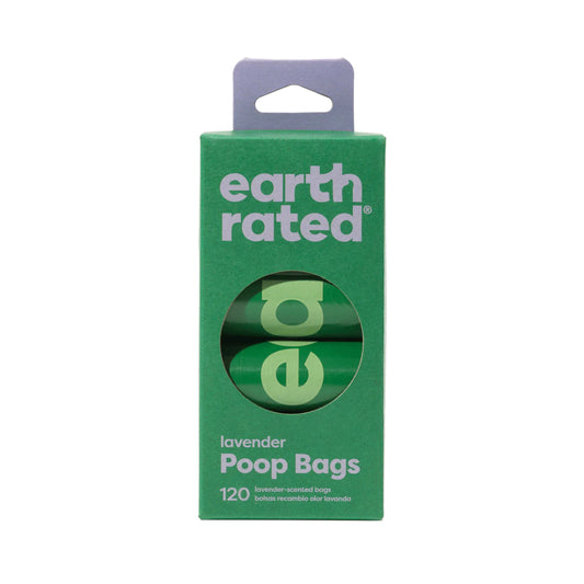 Earth Rated Lavender Scented Poop Bags Refills 120-ct