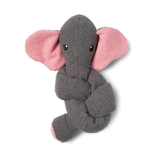 FabDog Twisty Elephant Dog Toy