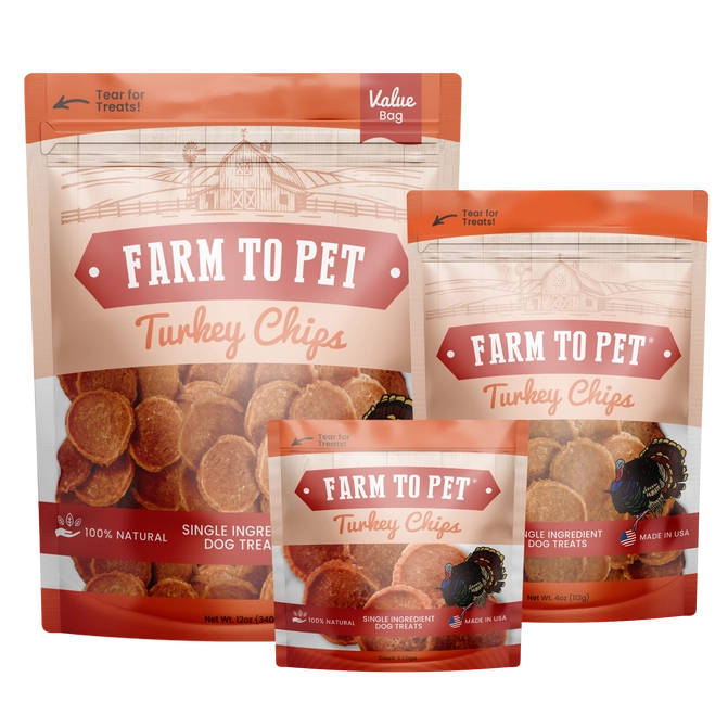 Farm to Pet Turkey Chips