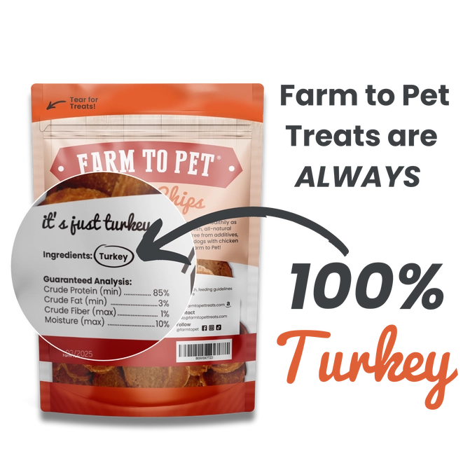 Farm to Pet Turkey Chips