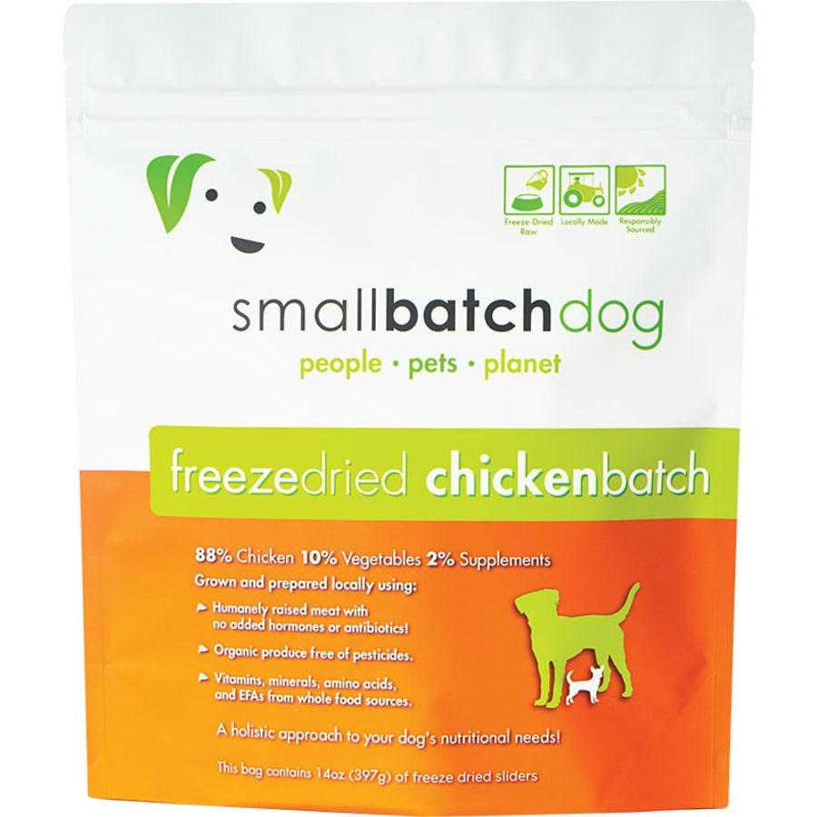 Small Batch Dog Freeze Dried Chicken Sliders