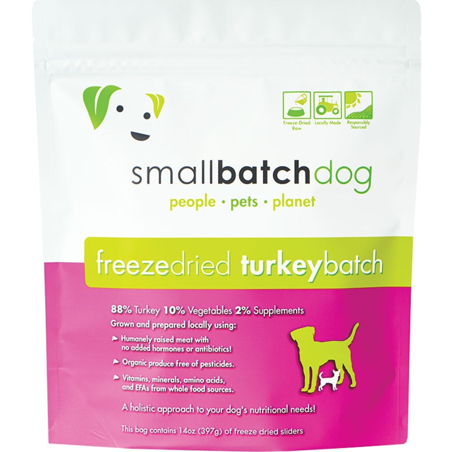 Small Batch Dog Freeze Dried Turkey Sliders