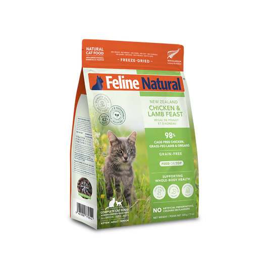 Feline Natural Freeze Dried Chicken & Lamb Feast