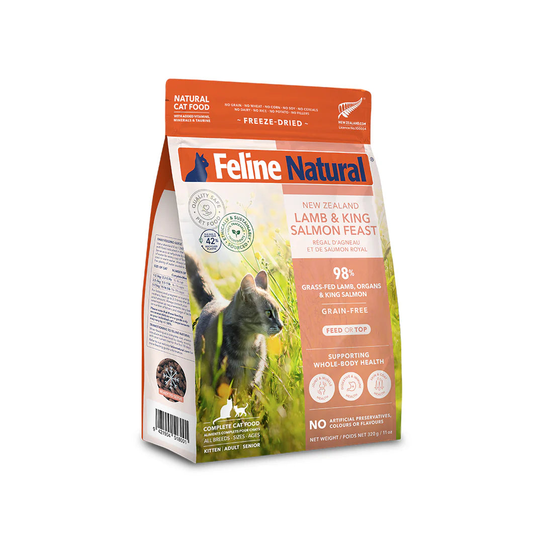 Feline Natural Freeze Dried Lamb & Salmon Feast