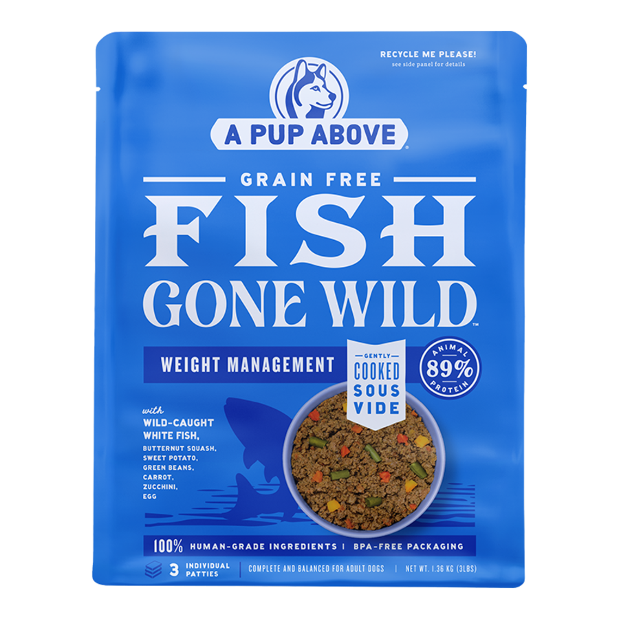 A Pup Above Fish Gone Wild Gently Cooked Dog Food