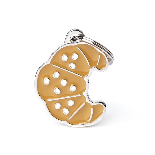 MyFamily Food Croissant Dog Tag