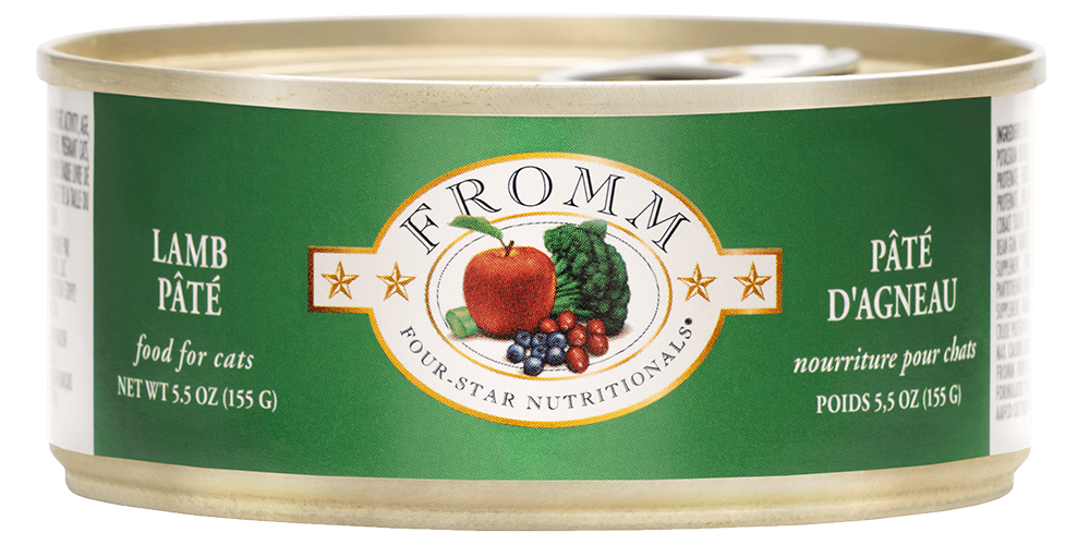 Fromm Four Star Lamb Pate Canned Cat Food 5.5-oz
