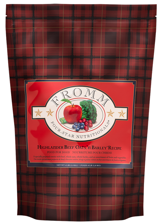 Fromm Four Star Highlander Beef, Oats, 'N Barley Dry Dog Food