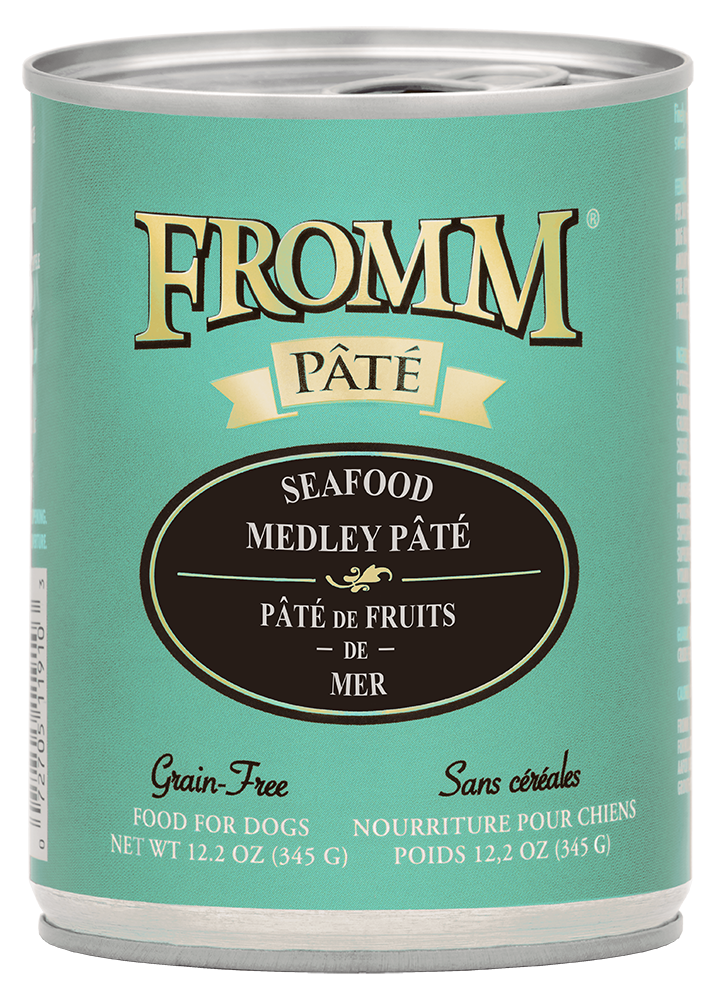 Fromm Seafood Medley Pate Canned Dog Food 12.2 oz