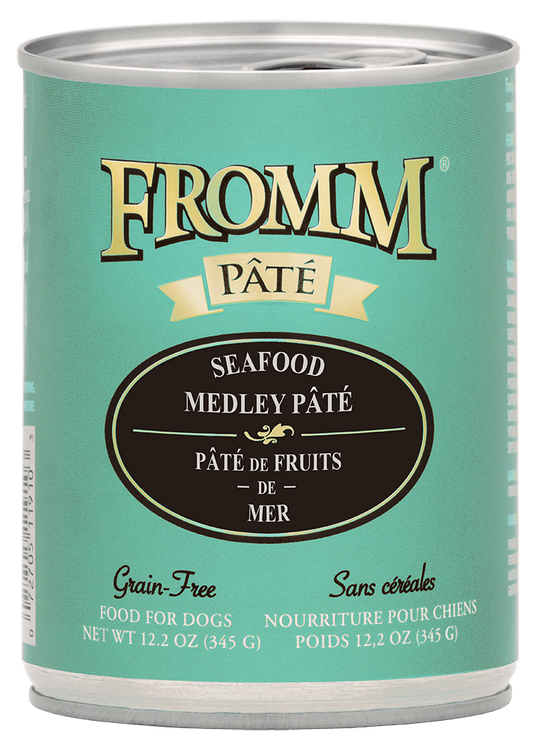 Fromm Seafood Medley Pate Canned Dog Food 12.2 oz