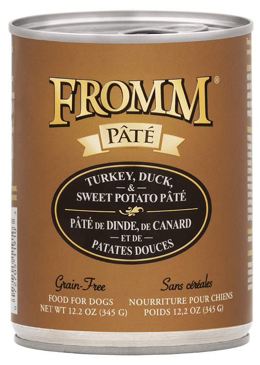 Fromm Turkey, Duck & Sweet Potato Pate 12.2 oz