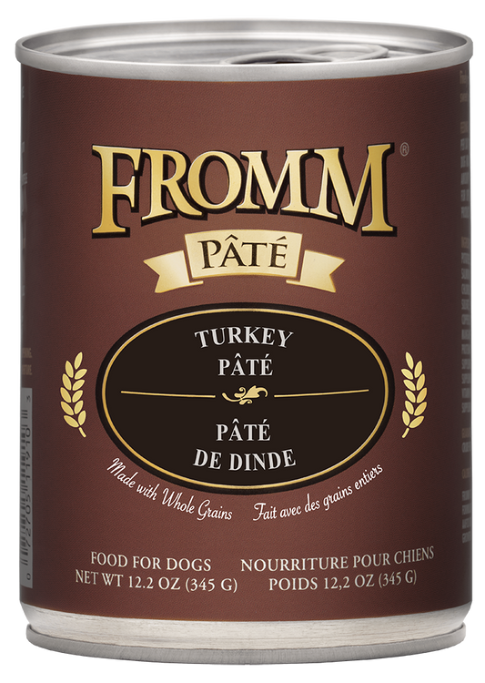 Fromm Turkey Pate Canned Dog Food 12.2-oz