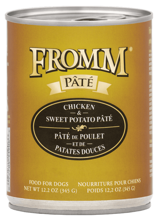 Fromm Chicken & Sweet Potato Pate Canned Dog Food 12.2 oz