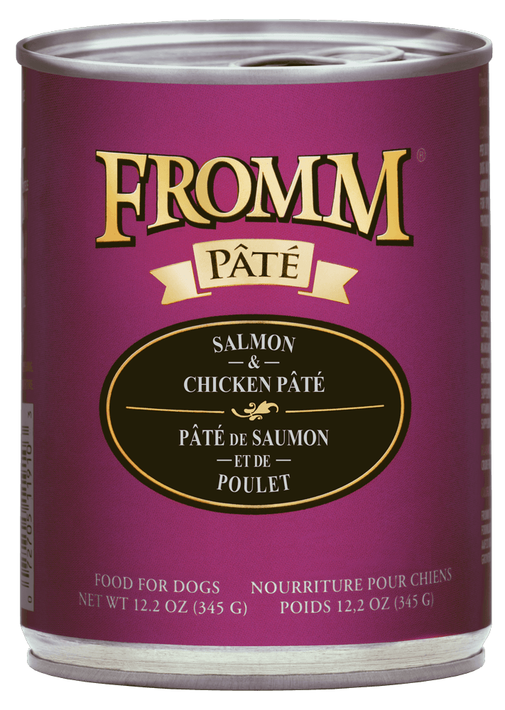 Fromm Salmon & Chicken Pate Canned Dog Food 12.2 oz