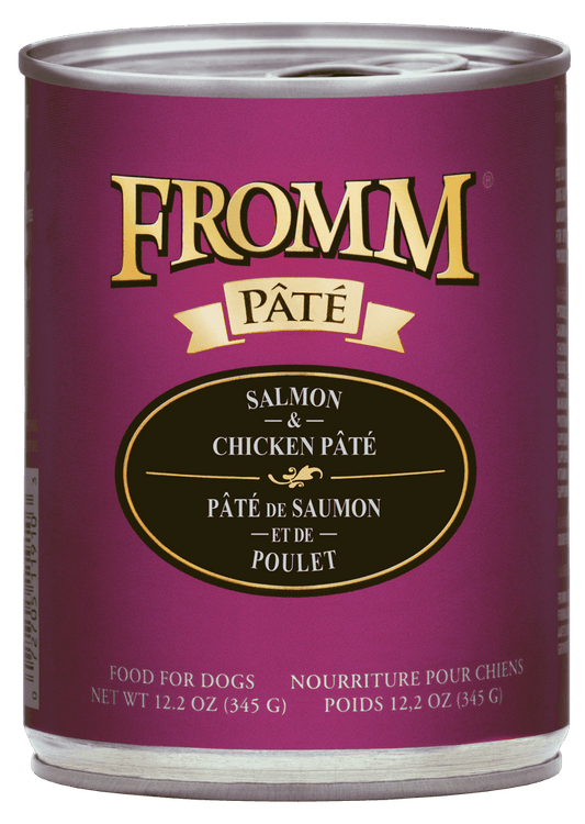 Fromm Salmon & Chicken Pate Canned Dog Food 12.2 oz