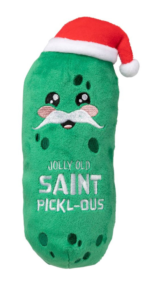 FuzzYard Jolly Old St. Pickl-ous Plush Dog Toy