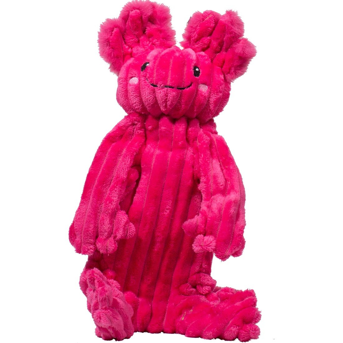 HuggleHounds X-Brace Axolotl Dog Toy