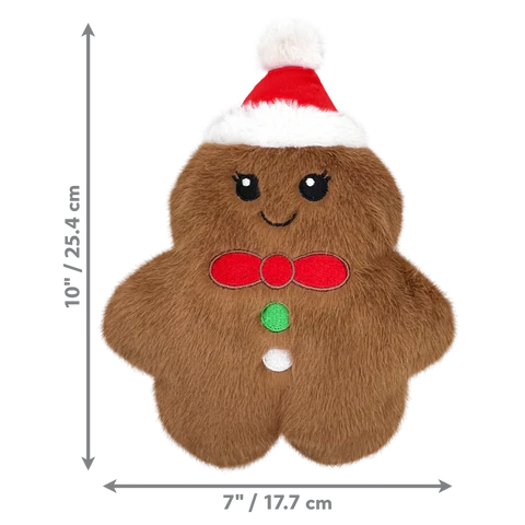 Kong Dog Holiday Snuzzles Gingerbread