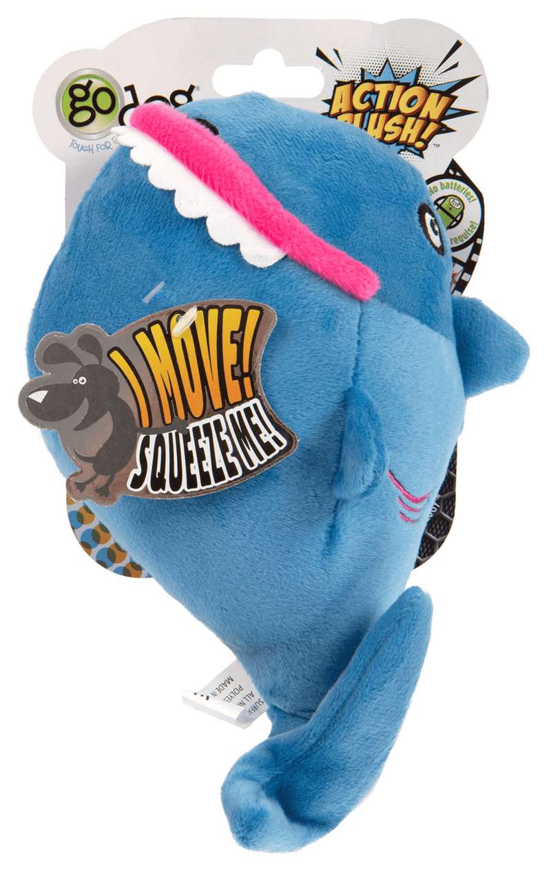 goDog Action Plush Shark M