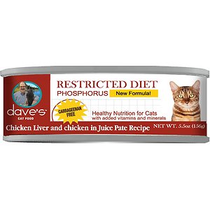 Dave's Restricted Diet Low Phosphorus Cat Food Chicken Recipe 5.5oz