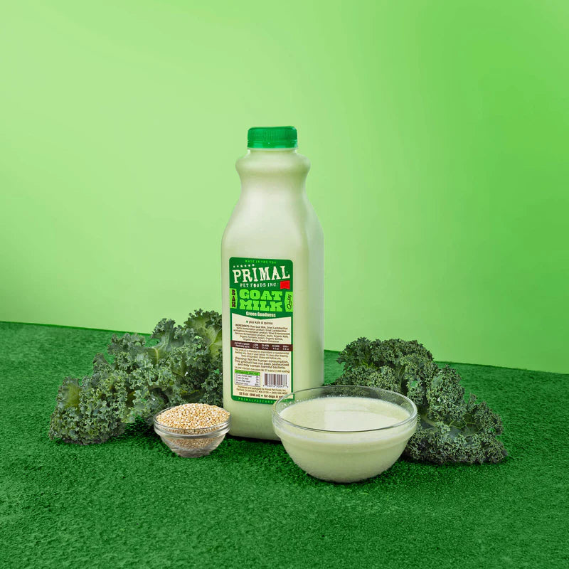 Primal Green Goodness Frozen Raw Goat Milk 32oz