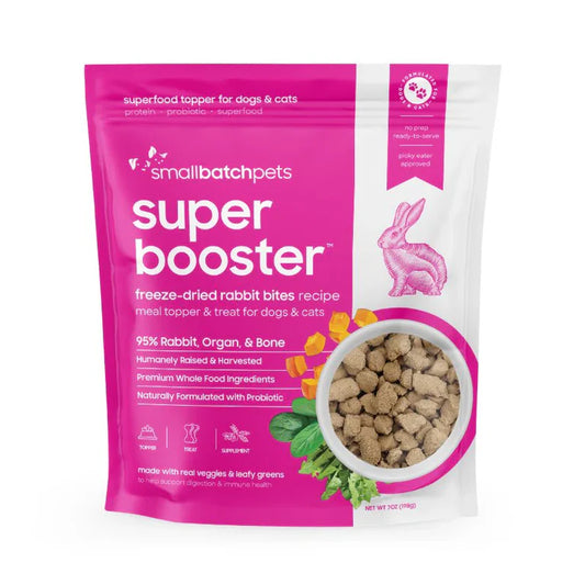 Small Batch Freeze Dried Super Booster Rabbit Bites 7oz