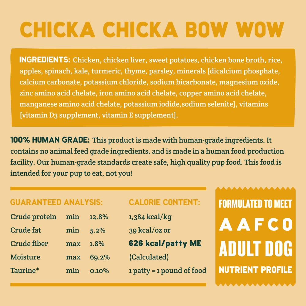 A Pup Above Chicka Chicka Bow Wow Gently Cooked Dog Food