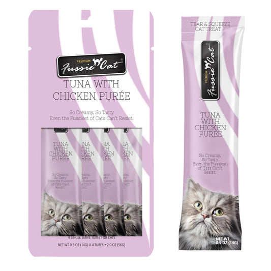 Fussie Cat Puree Tuna & Chicken Recipe 2oz