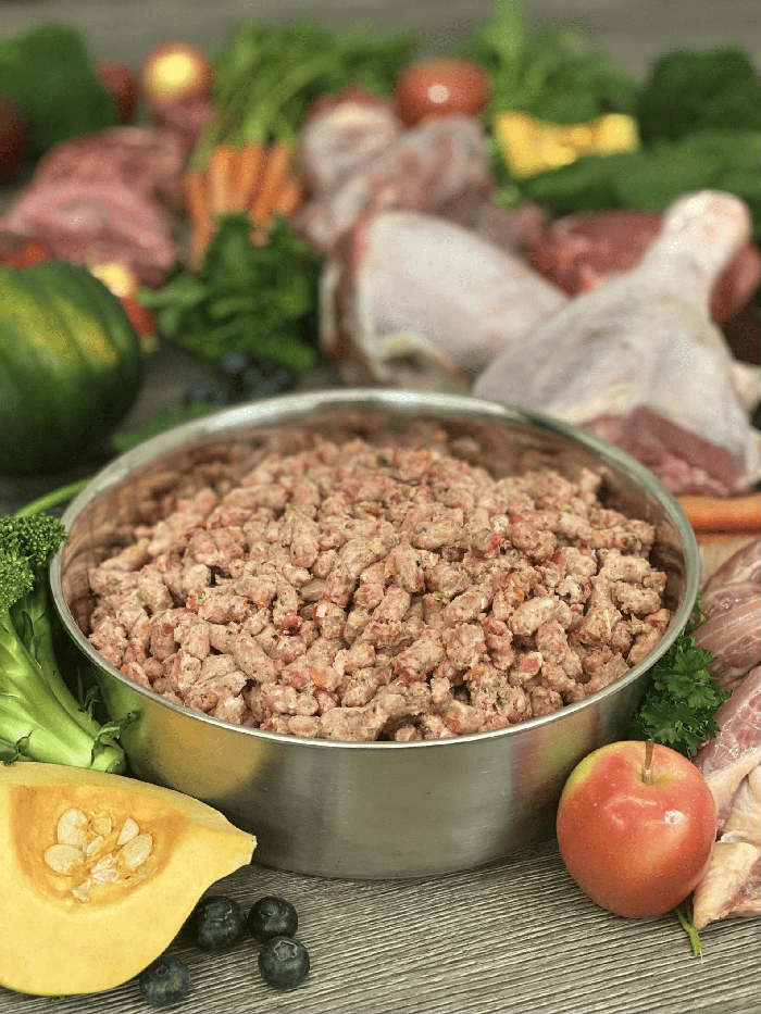 OC Raw Frozen Meaty Rox Beef & Produce Recipe 3lb.