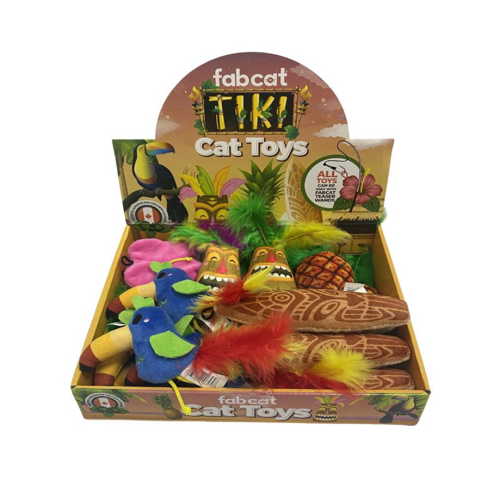 FabCat Tiki Catnip Toys Assorted