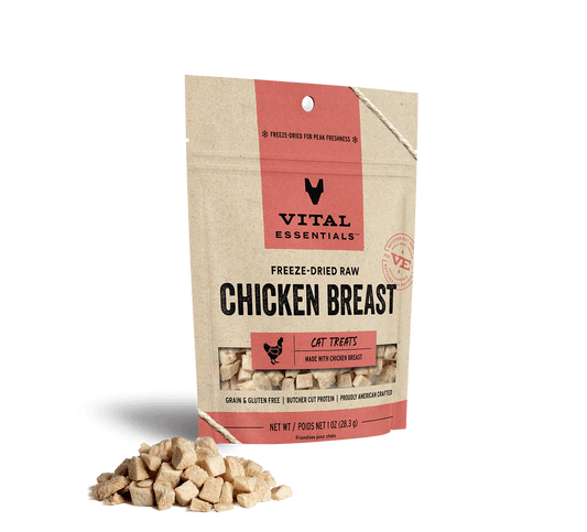 Vital Essentials Cat Treats Chicken Breast 1oz