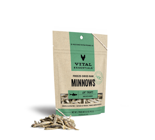 Vital Essentials Freeze-Dried Raw Minnows Cat Treats .5-oz