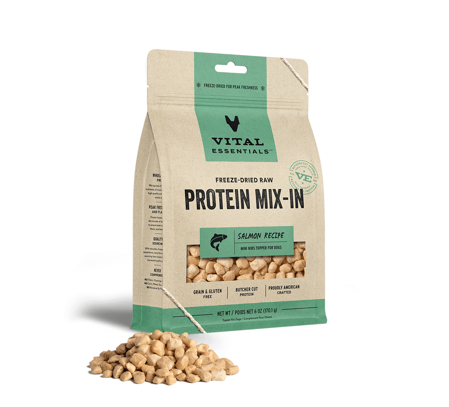 Vital Essentials Freeze-Dried Raw Protein Mix-Ins Salmon 6oz