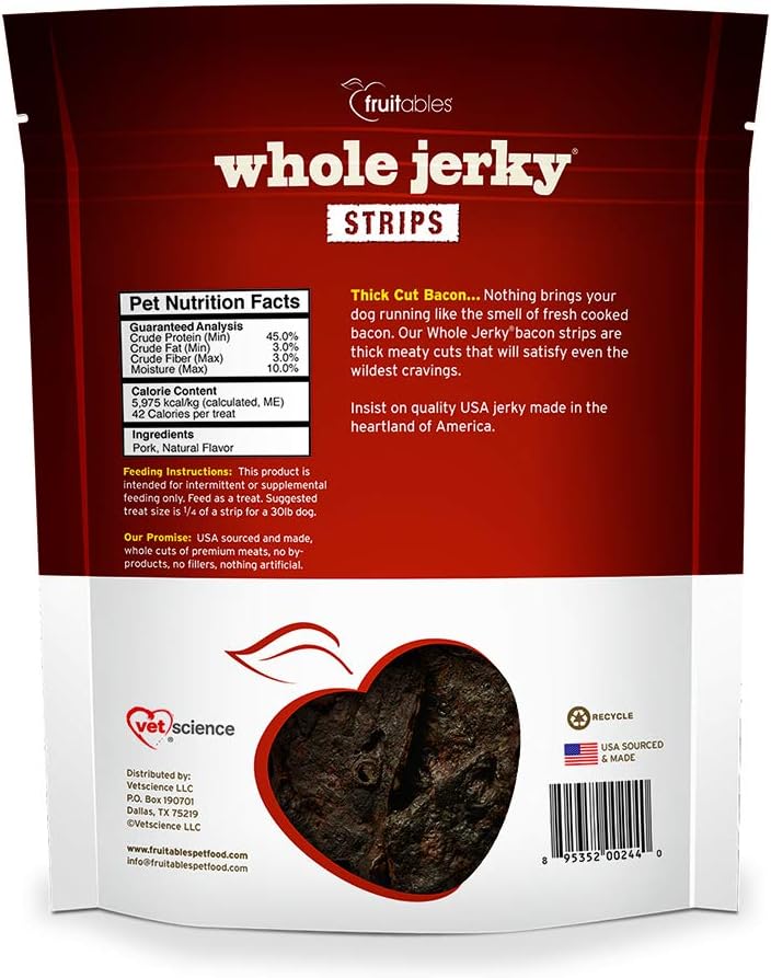 Fruitables Whole Jerky Bacon 5-oz