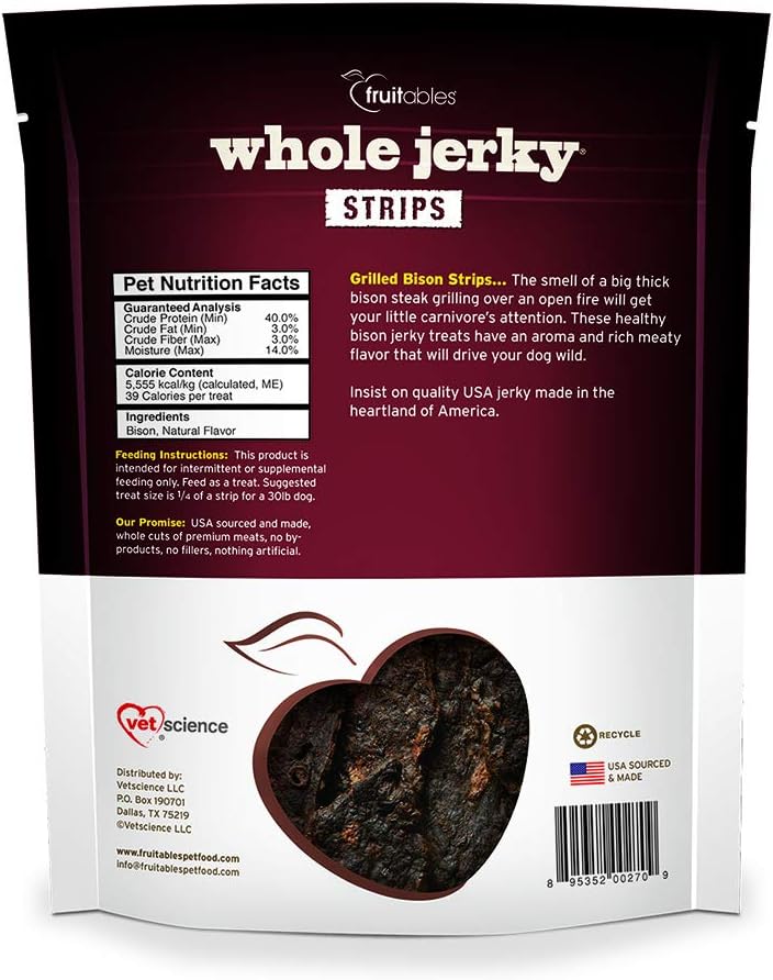 Fruitables Whole Jerky Bison 5-oz