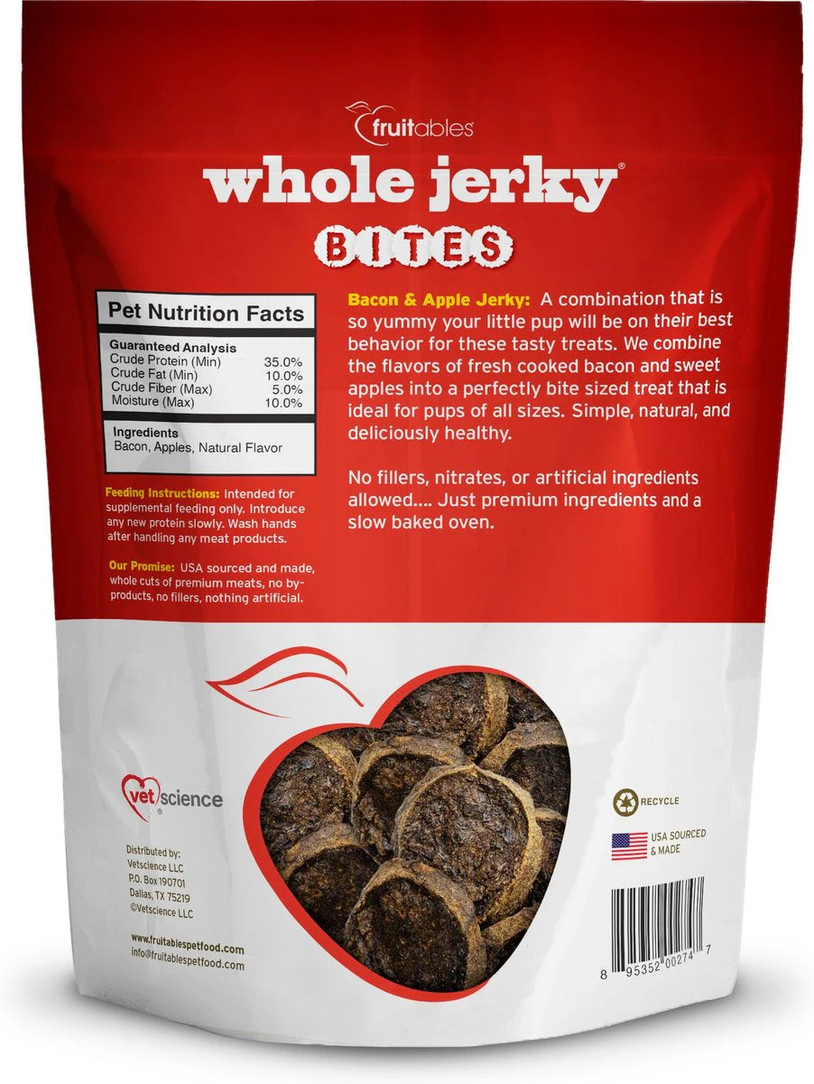 Fruitables Jerky Bites Bacon Apple 5-oz