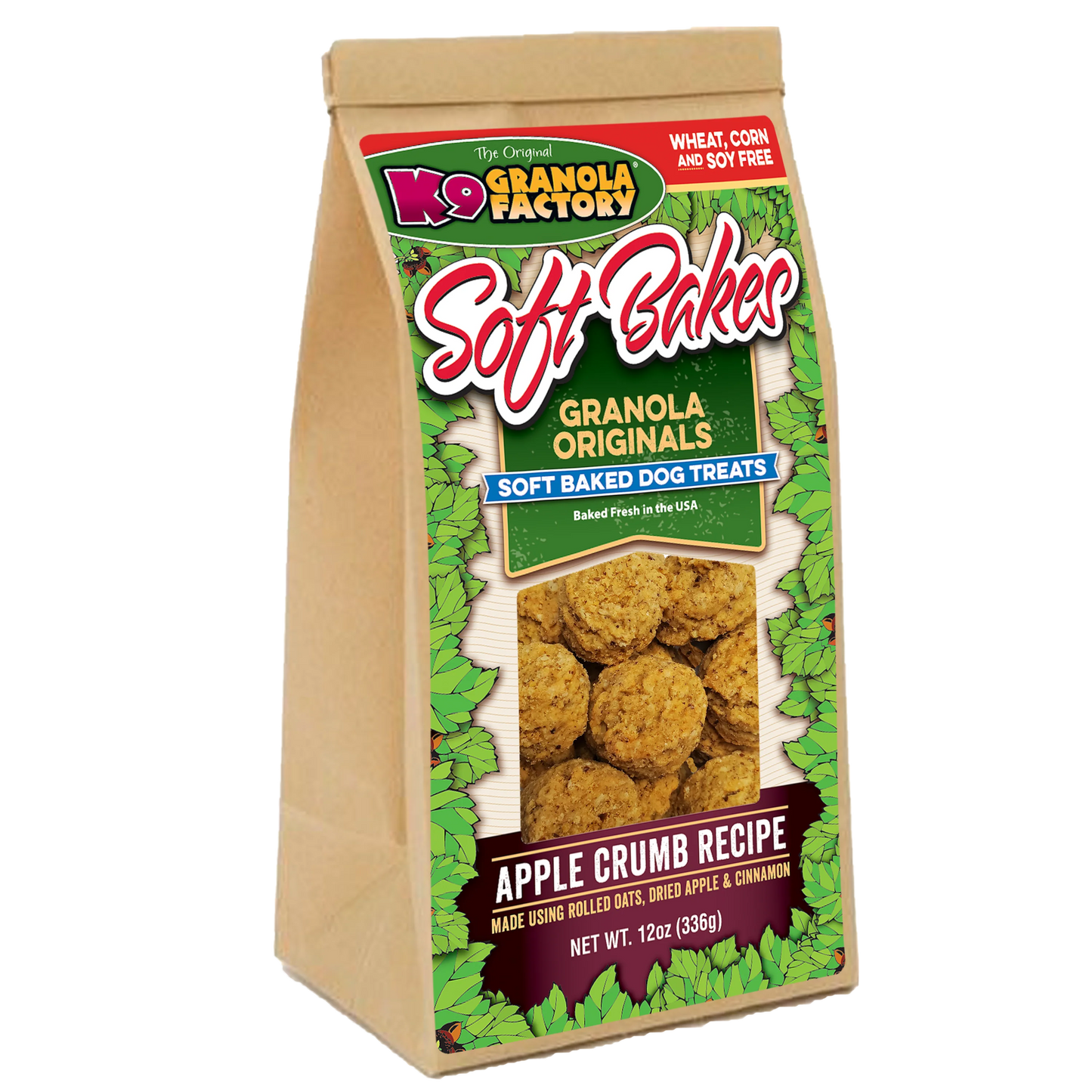 K9 Granola Soft Bake Apple Crumb 12-oz