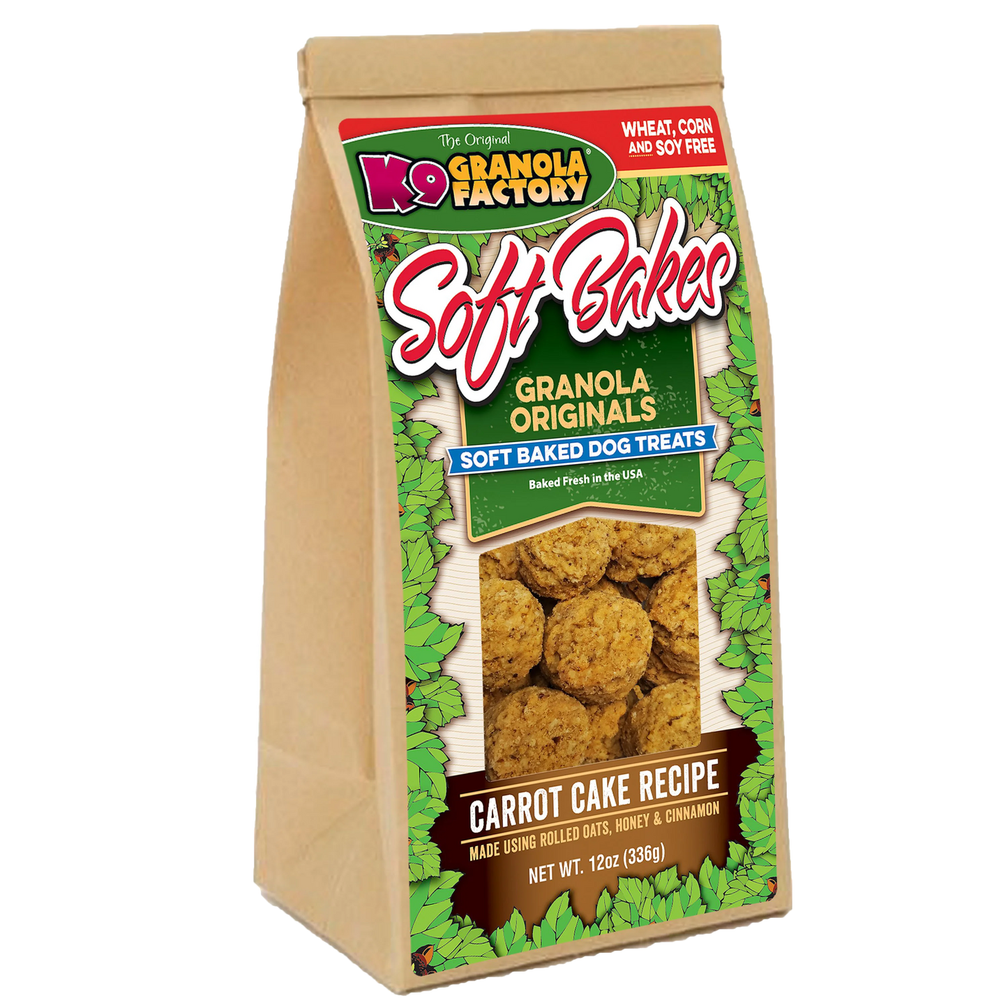 K9 Granola Soft Bake Carrot Cake Treats 12-oz