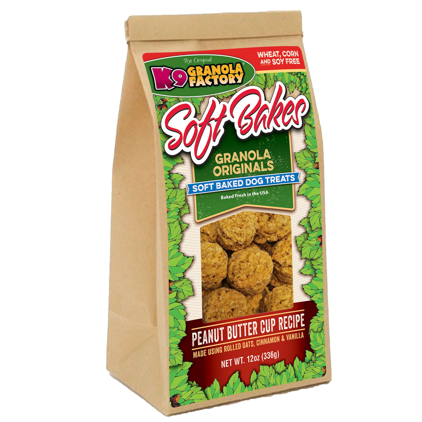 K9 Granola Soft Bake Peanut Butter Cup Treats 12-oz