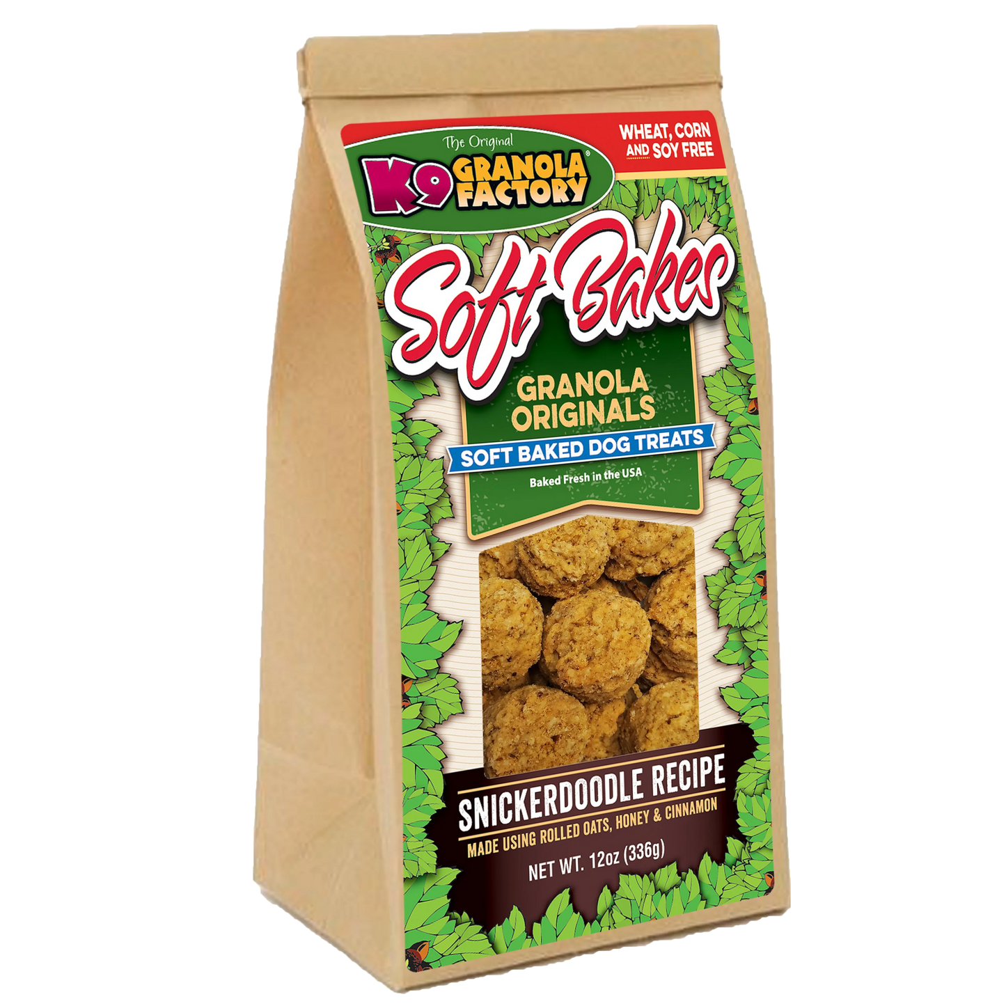 K9 Granola Soft Bake Snickerdoodle Treats 12-oz