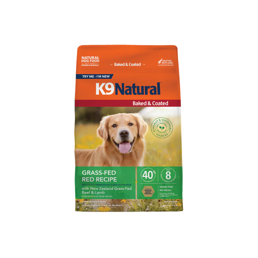 K9 Natural Baked & Coated Grass Fed Red Recipe