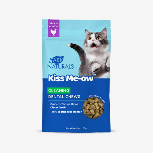 Ark Naturals Kiss Me-Ow Dental Cleaning Chews Chicken 3oz