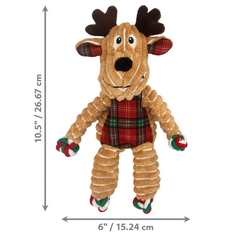 Kong Holiday Floppy Knots Reindeer Small / Medium