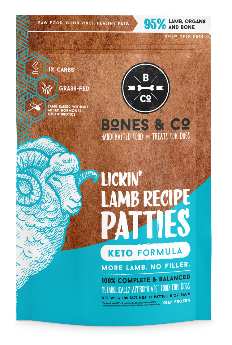 Bones N Co Lamb Patties 6-lb